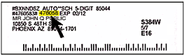 Magazine Subscription Label